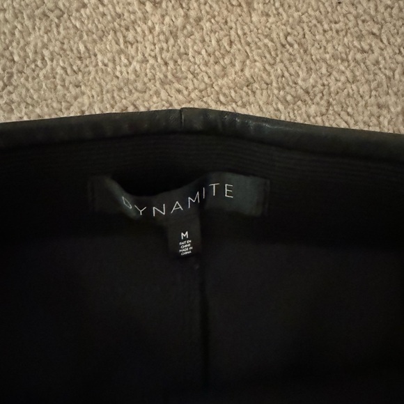 Dynamite pleather skirt size medium EUC - Picture 2 of 2
